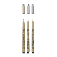 Sada technických pier SAKURA Pigma Micron set Broad 3 ks — obrázok 2