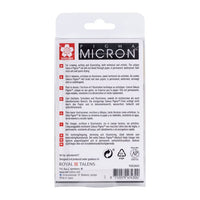 Sada technických pier Sakura Pigma Micron sivé odtiene 8 ks — obrázok 3