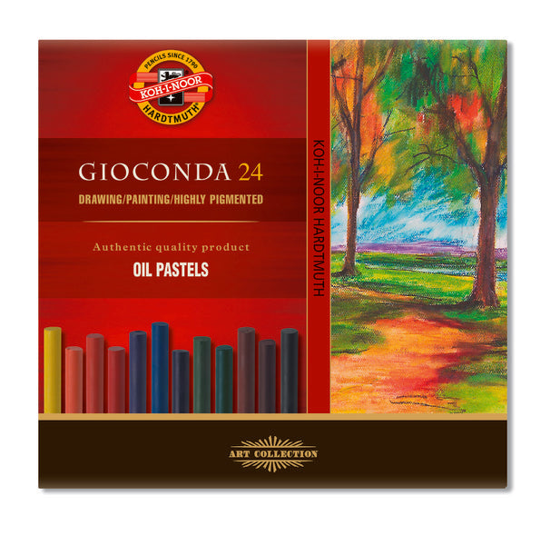 Sada umeleckých olejových kried -  GIOCONDA -  24 ks