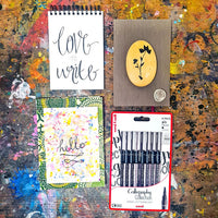 Sada UNI PIN popisovačov fineliner Calligraphy 8 ks — obrázok 6