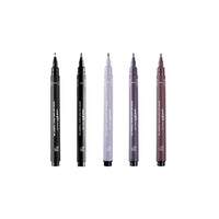 Sada UNI PIN popisovačov fineliner Flow and Flourish 5 ks — obrázok 2
