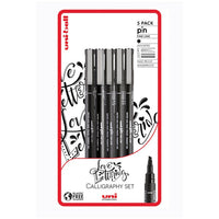 Sada UNI PIN popisovačov fineliner Love Lettering 5 ks — obrázok 5
