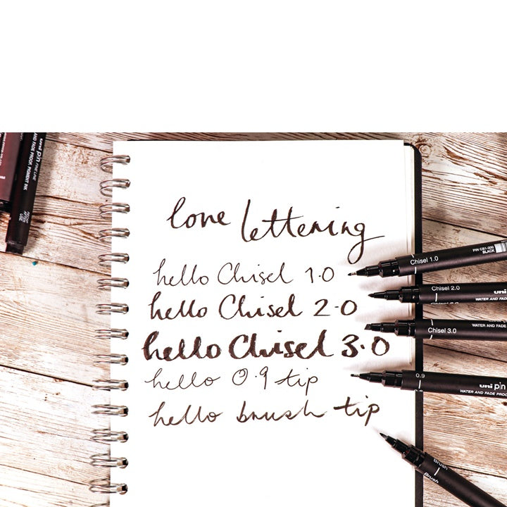 Sada UNI PIN popisovačov fineliner Love Lettering 5 ks — obrázok 2