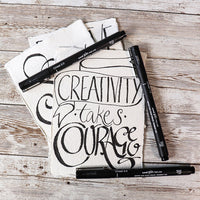 Sada UNI PIN popisovačov fineliner Love Lettering 5 ks — obrázok 3