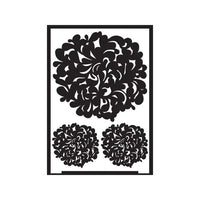 Samolepiaca šablóna Rozkvitnutý kvet A5