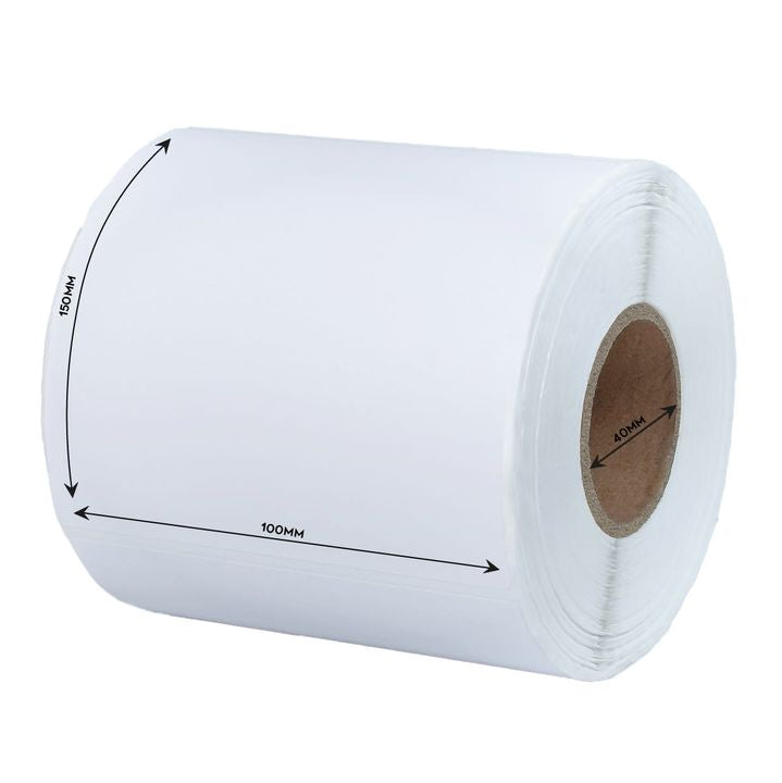 Samolepiace termoetikety biele 100x150 mm - 500 ks — obrázok 2