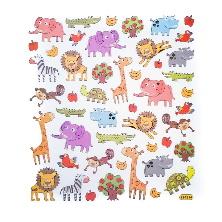 Samolepky | ZOO, 48 ks