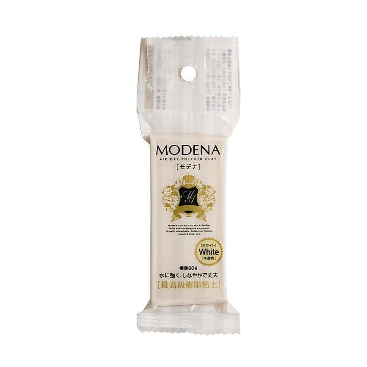 Samotvrdnúca modelovacia hmota Modena Padico 60 g - biela — obrázok 1