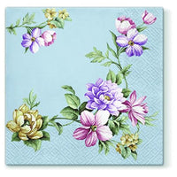 Servítky na dekupáž Blue Garland - 1 ks