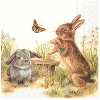 Servítky na dekupáž Bunny - 1 ks