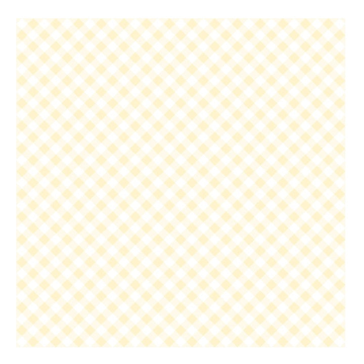 Servítky na dekupáž Diagonal Cream Check - 1 ks