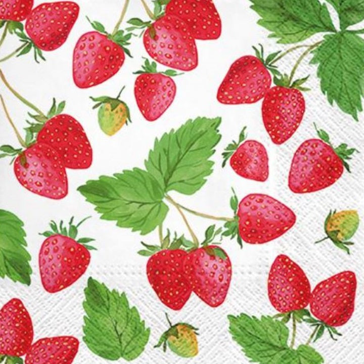 Servítky na dekupáž Fresh Strawberry - 1 ks