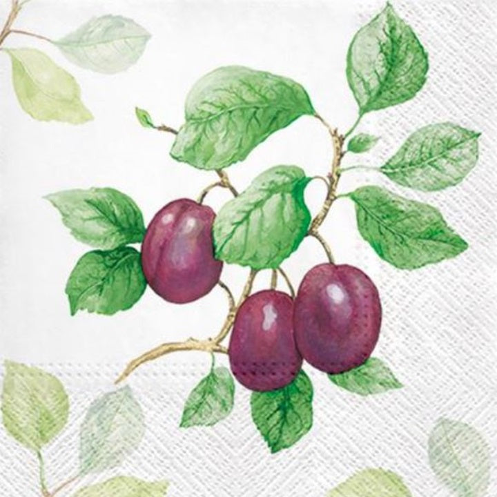Servítky na dekupáž Garden Plum - 1 ks