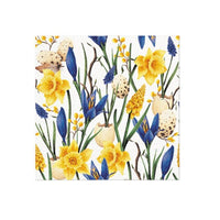 Servítky na DEKUPÁŽ - Muscari with Daffodils  - 1ks