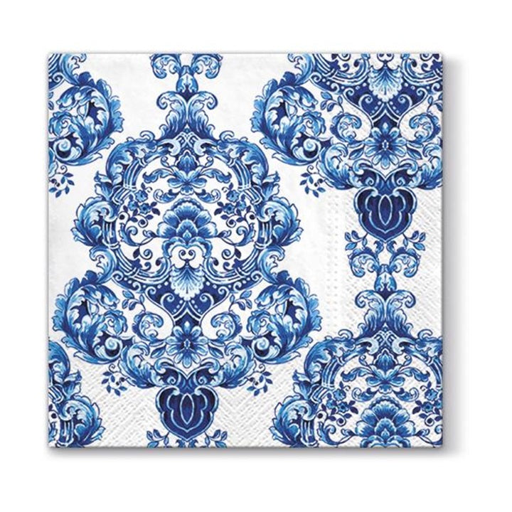 Servítky na dekupáž - Porcelánové ornamenty - 1 ks
