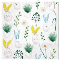 Servítky na dekupáž Rabbit Eggs - 1 ks