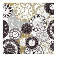 Servítky na dekupáž Twelve oclock - 1 ks