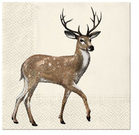 Servítky na dekupáž Walking Deer - 1 ks