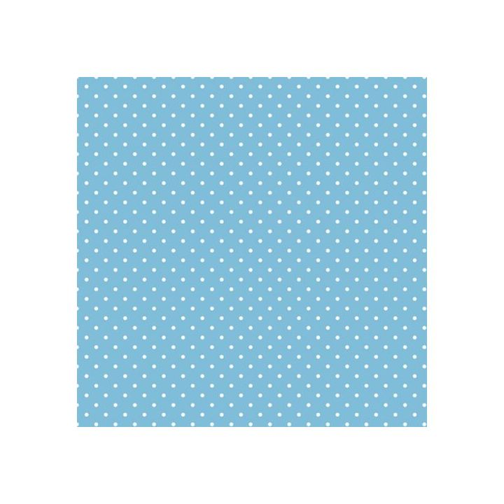 Servítky na DEKUPÁŽ - White Dots on Blue  - 1ks