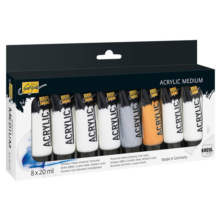 Set akrylových médií SOLO GOYA 8x20 ml — obrázok 3