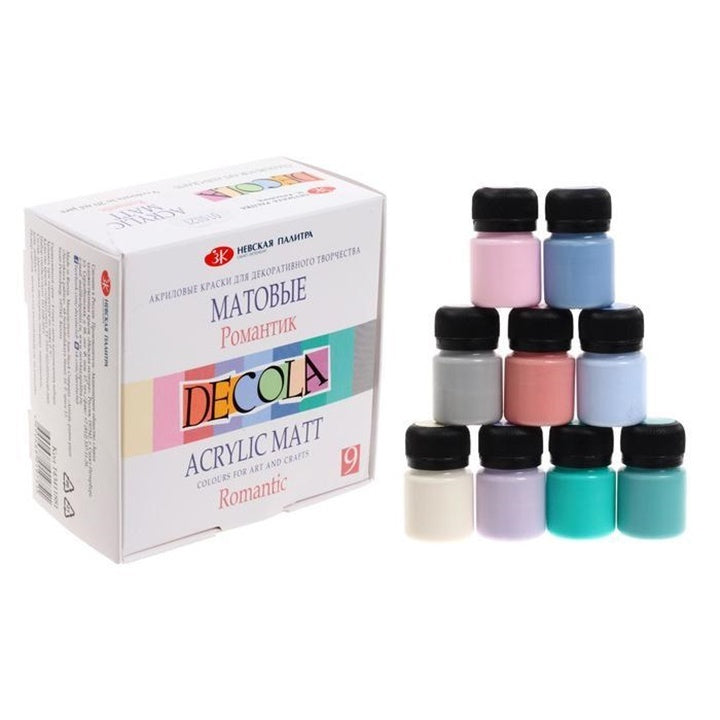 Set matných akrylových farieb Decola 9x20 ml | rôzne sety — obrázok 1