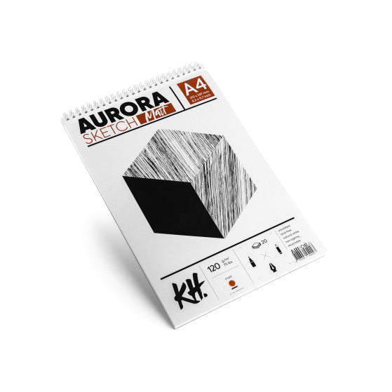 Skicovací blok AURORA matt [120g] – 20 listový | rôzne formáty — obrázok 1