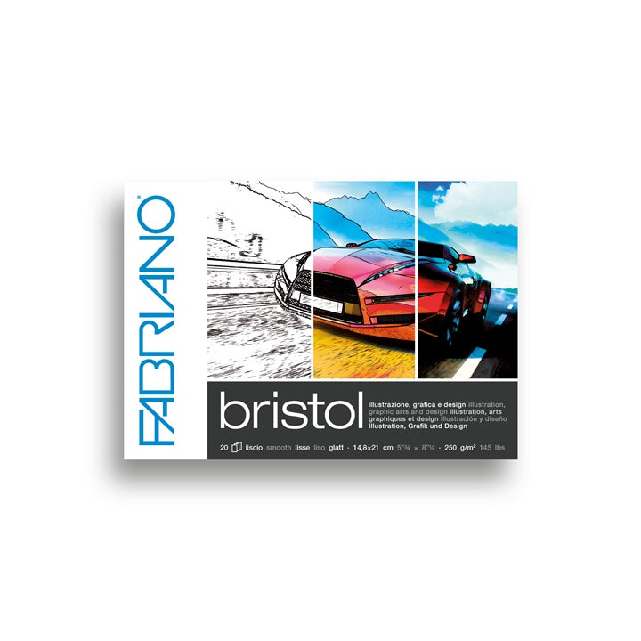 Skicovací blok FABRIANO BRISTOL | rôzne rozmery — obrázok 1