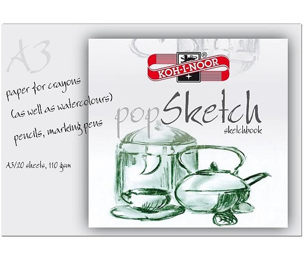 Skicovací blok POP SKETCH KOH-I-NOOR A4/A3 | rôzne formáty — obrázok 1