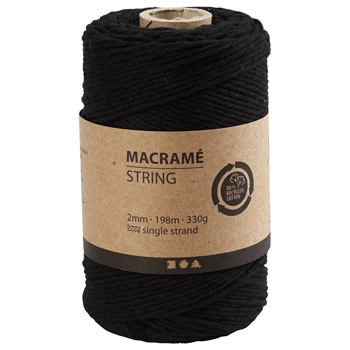 Šnúra na macrame 2 mm x 198 m | rôzne farby — obrázok 6