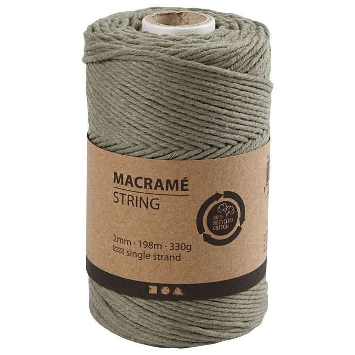 Šnúra na macrame 2 mm x 198 m | rôzne farby — obrázok 4