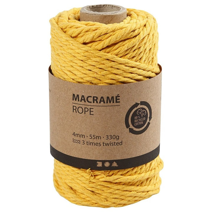 Šnúra na macrame 4 mm x 55 m | rôzne farby — obrázok 4