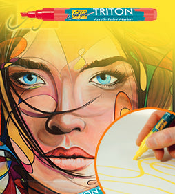 SOLO GOYA TRITON Akrylová fixka 1 - 4 mm | rôzne farby — obrázok 5