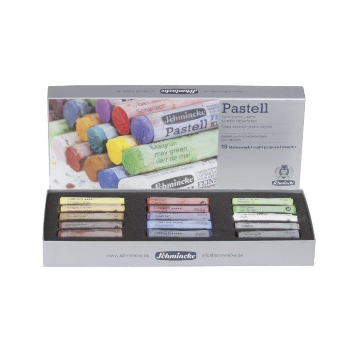 Suché pastely Schmincke MULTI PURPOSE - sada 15 ks — obrázok 1