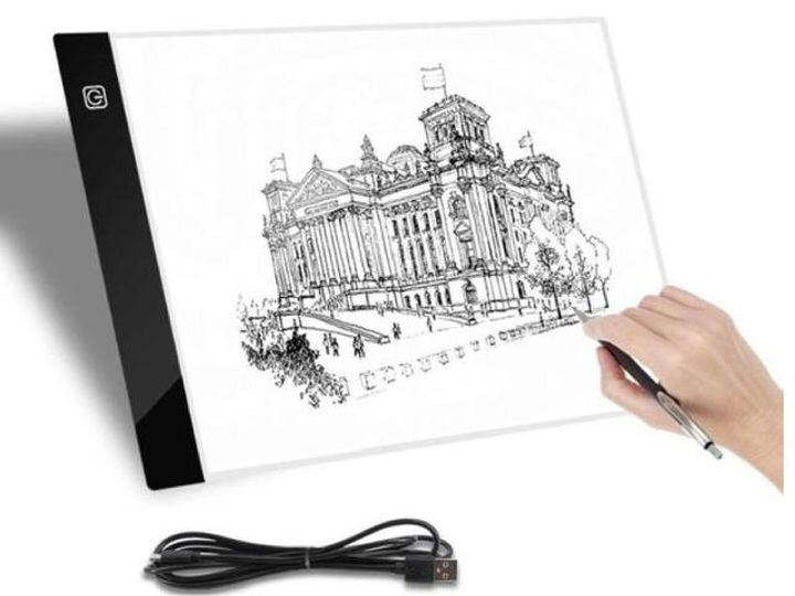 Svietiaca LED doska NASSAU na obkresľovanie A4 ultra tenká — obrázok 2