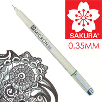 Technické pero SAKURA Pigma Micron BLACK | rôzne hrúbky — obrázok 5