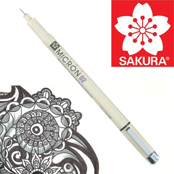 Technické pero SAKURA Pigma Micron BLACK | rôzne hrúbky — obrázok 1