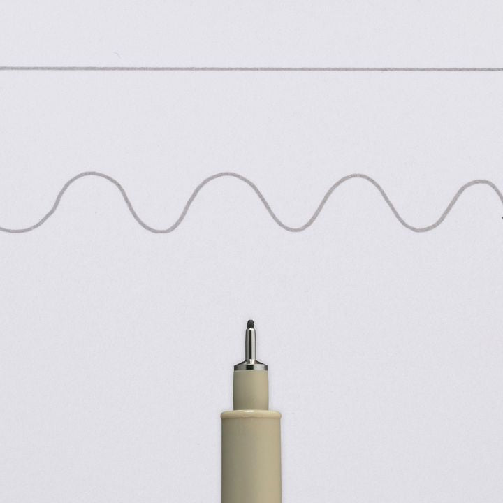 Technické pero SAKURA Pigma Micron tmavosivé  | rôzne hrúbky — obrázok 4