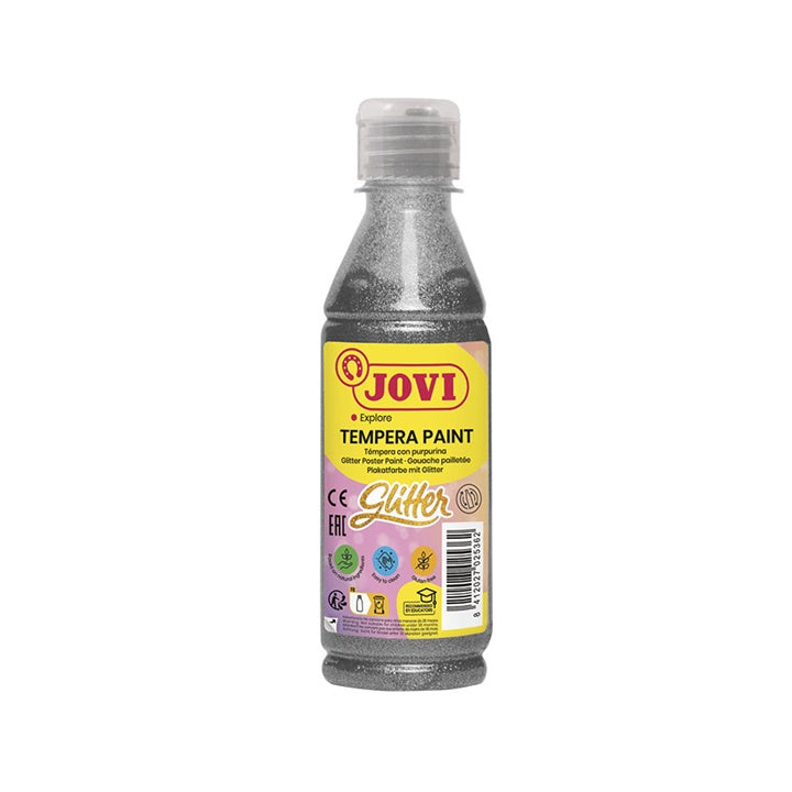 Tekutá glitrová temperová farba JOVI 250 ml  | rôzne farby — obrázok 7