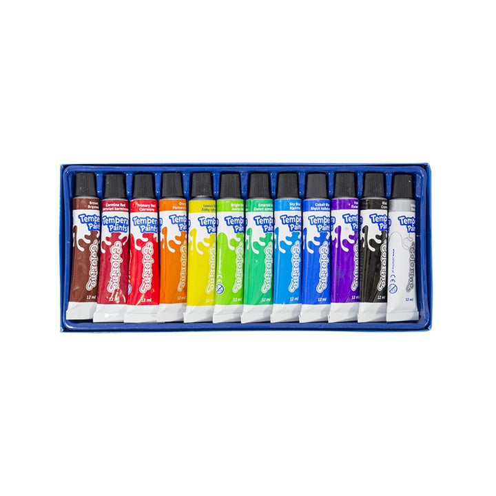 Temperové farby Colorino 12 x 12 ml — obrázok 2