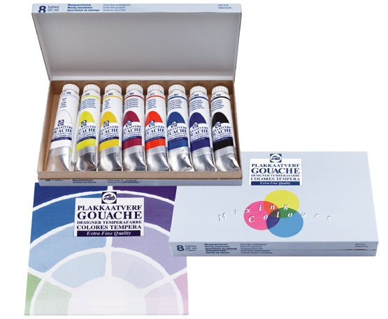 Temperové farby GOUACHE TALENS SET 8x20ml