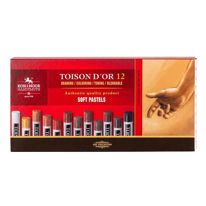 Toison D’Or mäkké pastely / 12 ks, hnedé odtiene — obrázok 2
