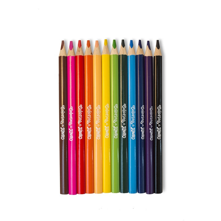 Trojhranné JUMBO farbičky Colorino 12 ks — obrázok 2