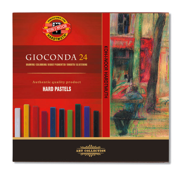 Tvrdé olejové pastely GIOCONDA / 24 dielny set