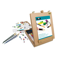 Umelecká sada Mixed media v drevenom kufríkul 48 ks — obrázok 1