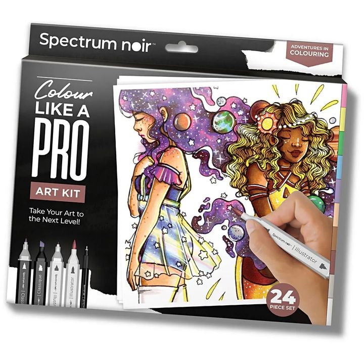 Umelecká sada na ilustrovanie Adventures in Colouring — obrázok 1