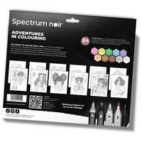 Umelecká sada na ilustrovanie Adventures in Colouring — obrázok 2