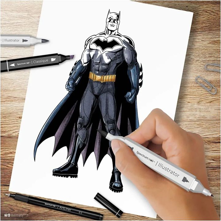 Umelecká sada na ilustrovanie Batman — obrázok 3