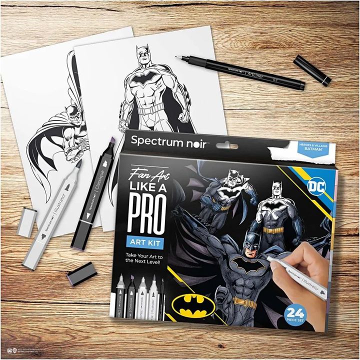 Umelecká sada na ilustrovanie Batman — obrázok 4
