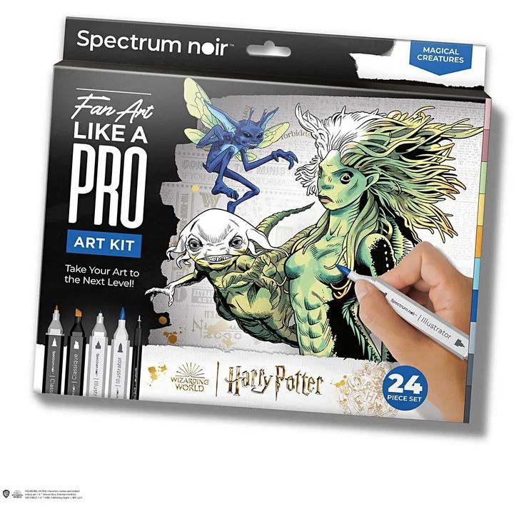 Umelecká sada na ilustrovanie Harry Potter: Magical Creatures — obrázok 4