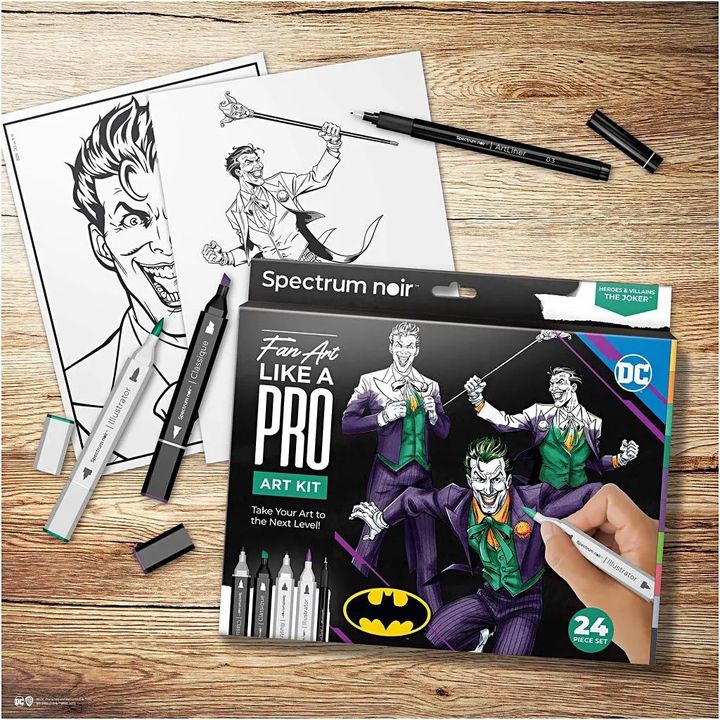Umelecká sada na ilustrovanie Heroes and Villains : The Joker — obrázok 4